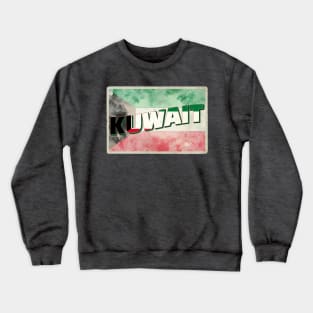 Kuwait Vintage style retro souvenir Crewneck Sweatshirt